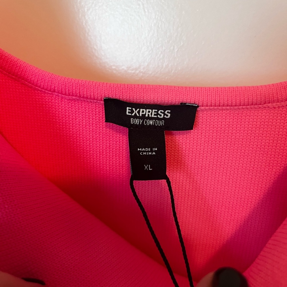 NWT express colorblock fitted dress. Never worn - Picture 5 of 6